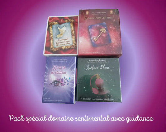 Pack oracles voyance sentimentale + guidance